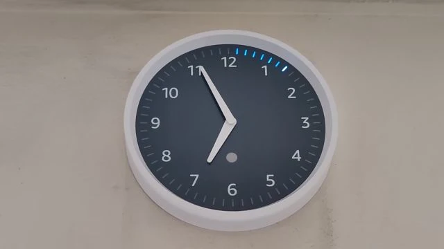 Alexa Wall Clock with Visible Timer Countdown